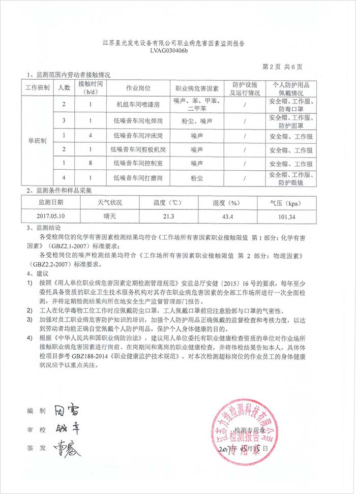 华润2职业检测报告